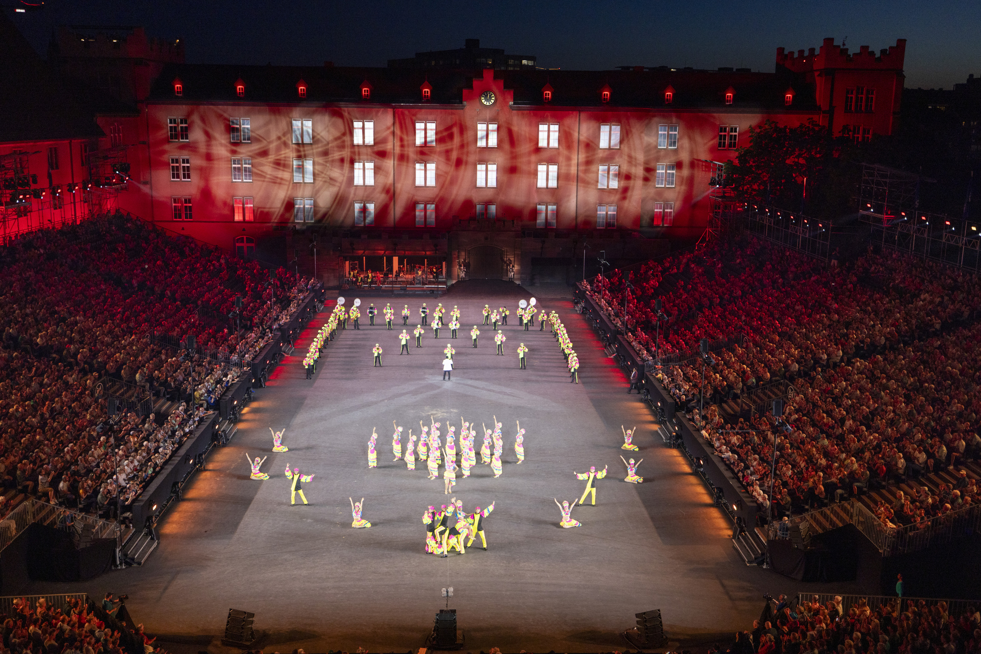 Banda Manumental de México in der Kaserne Basel beim Basel Tattoo 2023