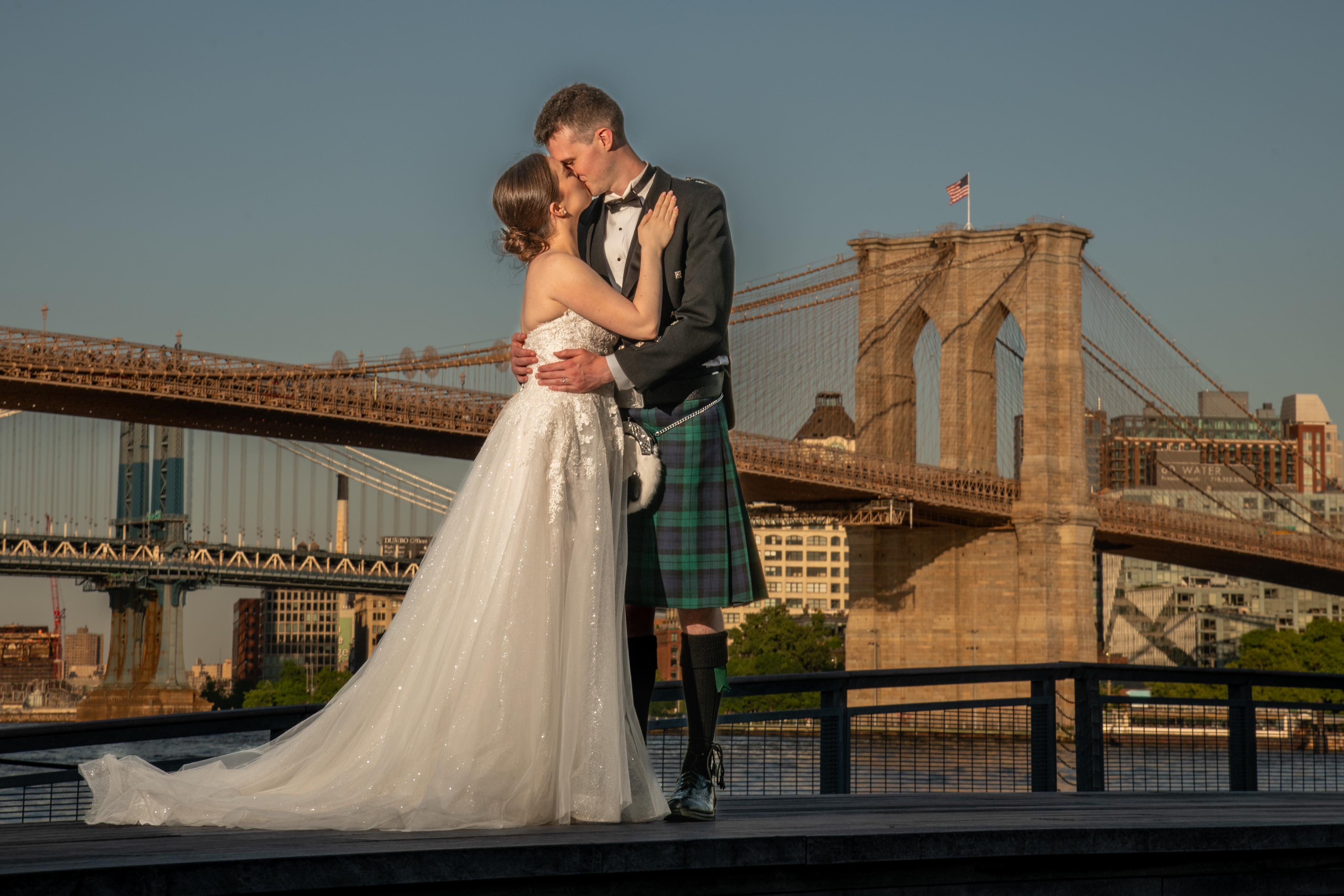 Ewan und Larissa bei ihrer Hochzeit