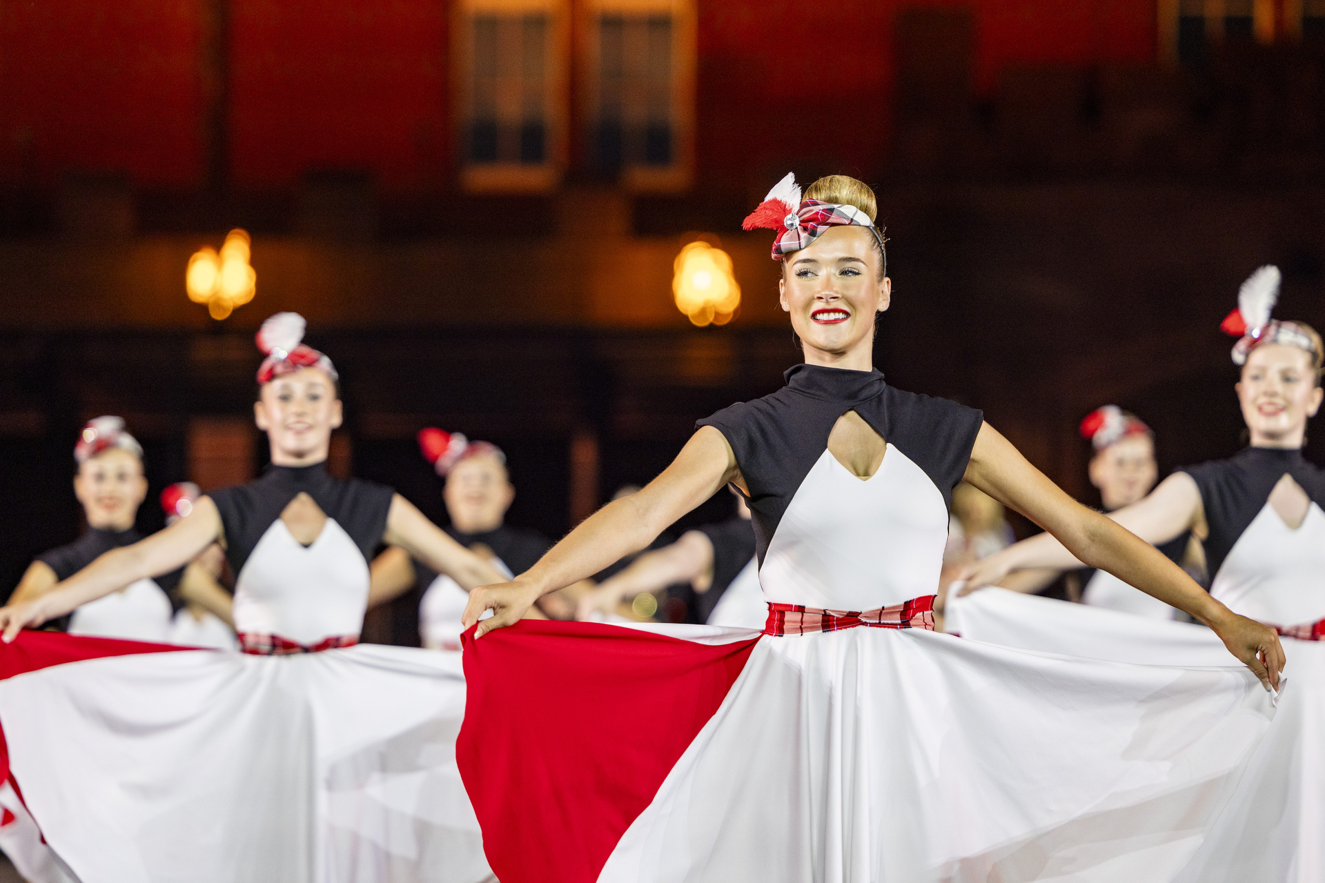 Die Canadiana Celtic Higland Dancers in der Kaserne Basel während dem Basel Tattoo 2023