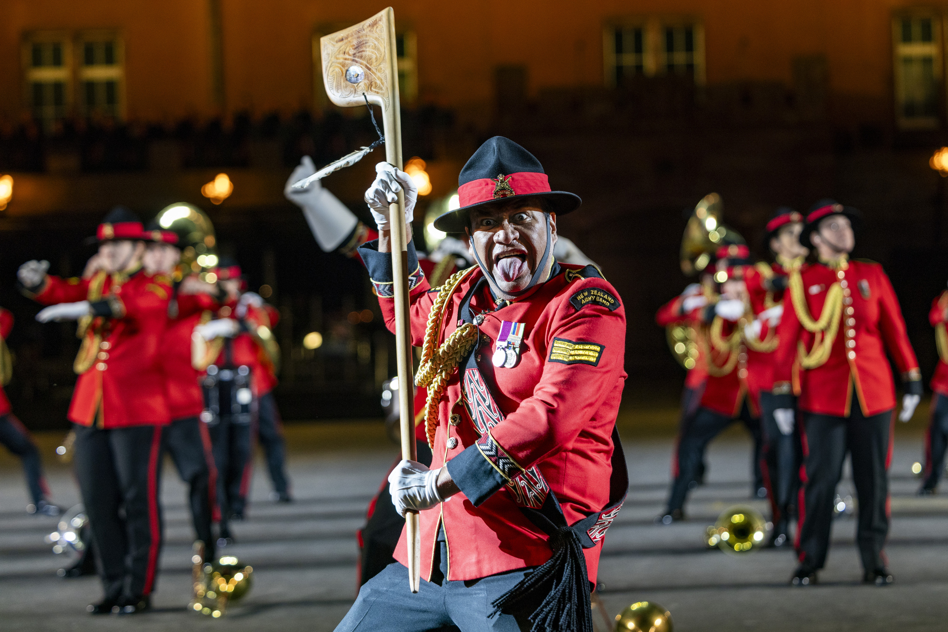 The New Zealand Army Band in der Kaserne Basel während der Vorstellung 2023