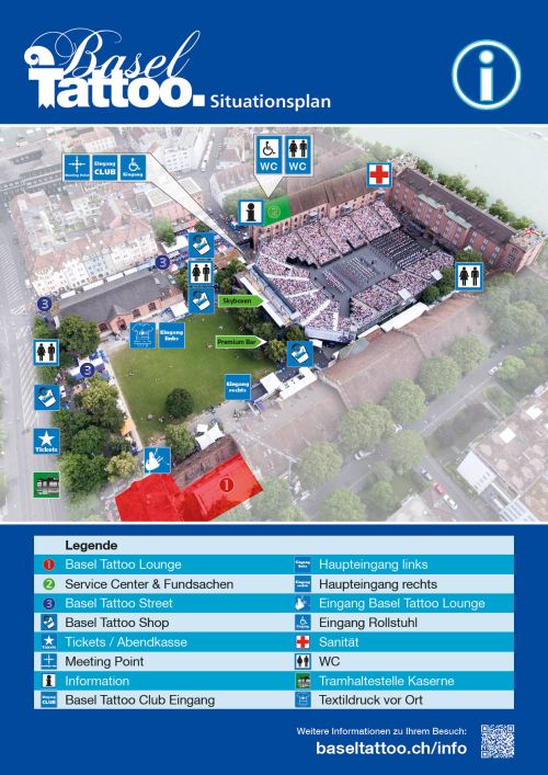 Basel Tattoo Arena Plan