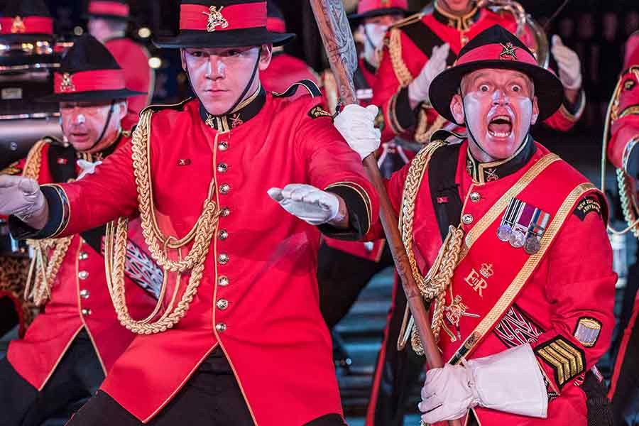 La fanfare de l'armée néo-zélandaise