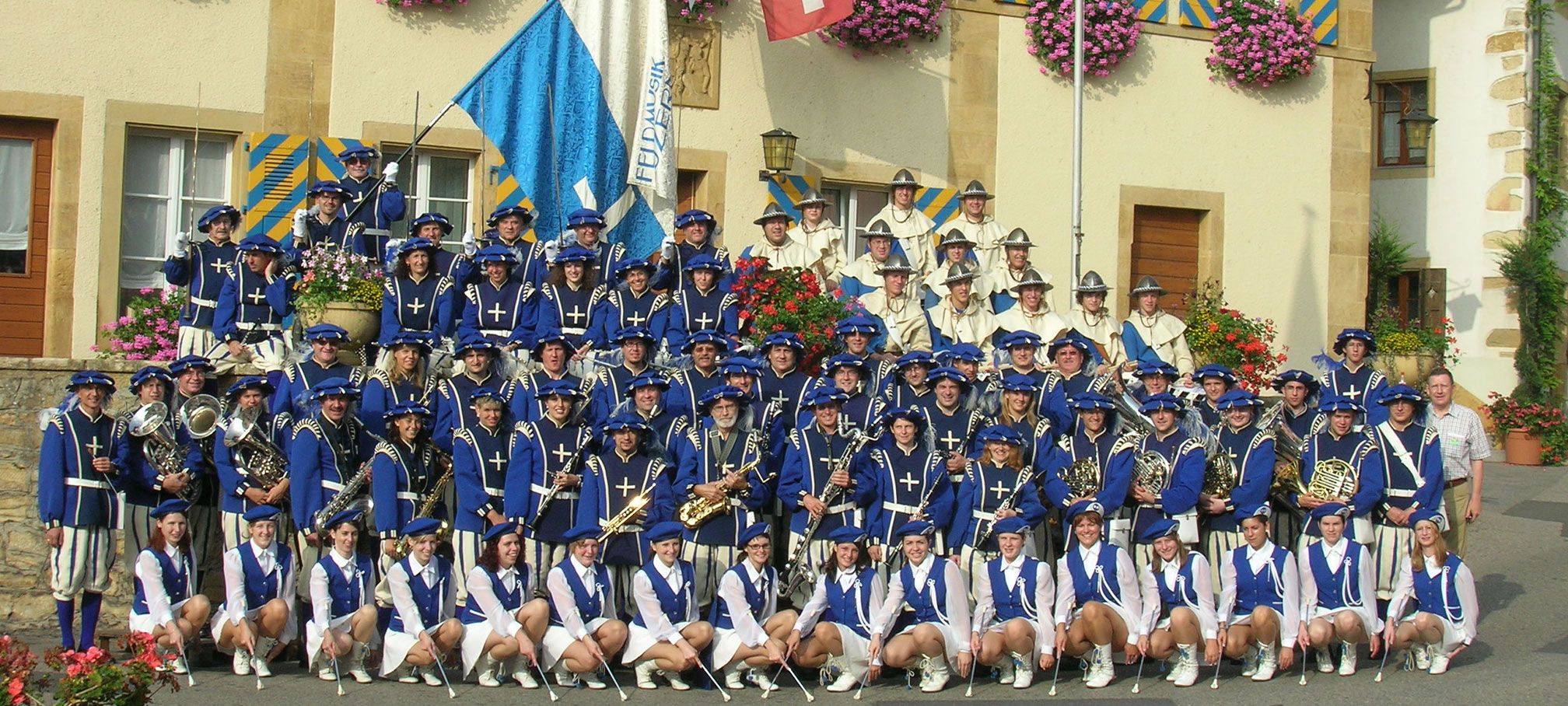 The Lucerne Marching Band is the parade formation of the more than 100-year-old Feldmusik Luzern